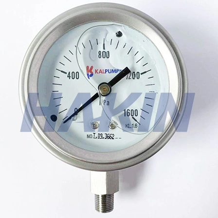 Vacuum Compound General Pressure Gauge Manometer Brass Stainless Steel