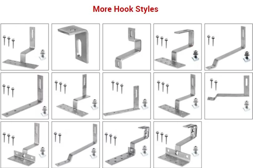 Roof Mount Structure Hanger Bolt L Foot Solar Accessories