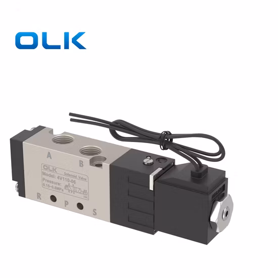 4V320-10-W Aluminum Solenoid Valve Standard 3 / 8 Air Solenoid Valve