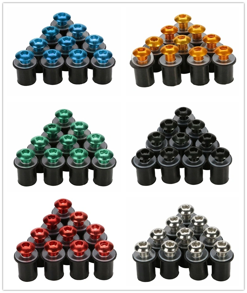 Durable Metric Rubber Well Nuts Blind Fastener Windscreen Fairing Mounting Kit Kayak Canoe Boat Dinghy Accessories