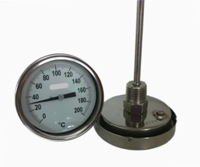 Großhandel mit industriellem 80-mm-Bimetall-Thermometer aus Edelstahl